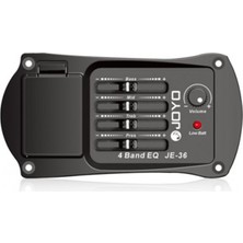 Joyo Je-36 Fishman 4 Band Bağlama Ekolayzer | Kolay Montaj ve Yüksek Kazançlı Sinyal Yapısı Geleneksel Bağlama Tınısını Koruyan Teknoloji