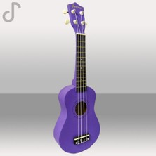 Hawiian XU21-1-PP Soprano Ukulele (Mor) | Derin Mor Tonları Akıcı Klavye Geçişleri Ritim ve Akor Için Kusursuz Ses