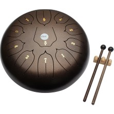 Cox Cstd-Brown Steel Tongue Drum (Kahverengi) | Doğal Toprak Rengi Zengin Harmonikler