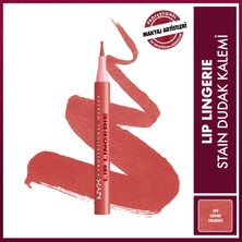 NYX Professional Makeup Lip Lingerie Stain Dudak Kalemi - 09 Send Nudes