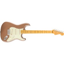 Fender 0114942384 American Professional Classic Stratocaster Elektro Gitar (Faded Firemist Gold) | Akçaağaç Klavye, V-Mod Iı Manyetikler ve Modern C Sap Profili