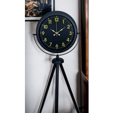 Akıllı Durak Black Prime Gold Rakamlı Tripod Ayaklı Saat