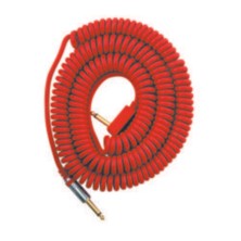 Vox Vcc-90-Rd Vintage Coiled Cable | Kırmızı 9 Metre Spiral Gitar Kablosu
