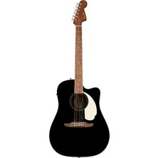 Fender 0974221506 California Standard Redondo Ce Elektro Akustik Gitar (Siyah) | Modern Tasarım ve Rahat Sap Yapısı Ile Çalım Kolaylığı
