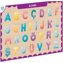 Renklime Ahşap Alfabe Eğitici Set