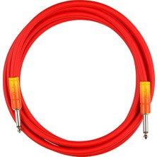 Fender 0990810200 Ombré Serisi Enstrüman Kablosu (3m - Tequila Sunrise) | Canlı Renkler Esnek Dış Kaplama ve Kırılmayı Önleyen Uçlar