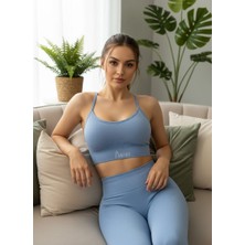 Aniri Seamless Spor Bra - Mavi