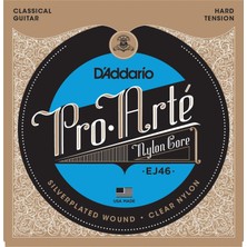 D'addario EJ46 Pro-Arte Serisi Klasik Gitar Tel Seti (Hard Tension - Gümüş Sarım)