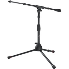 Gator Frameworks 07 0022 GFW-MIC-2621 Kısa Tripod Mikrofon Standı | Bas Davul ve Amfi Mikrofoni Için Ideal