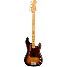 Fender 0193932700 American Professional Iı Precision Bass Gitar (3-Color Sunburst) | Efsanevi P-Bass Tonu Akçaağaç Klavye ve V-Mod Iı Split-Coil Manyetik