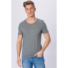 Mavi Jeans Basıc Tişört Nil Yeşili