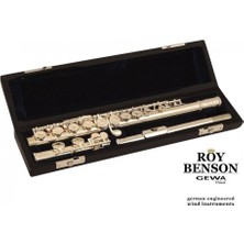 Roy Benson FL-402E Yan Flüt | Gümüş Kaplama Gövde, E-Mekanik Sistem, Alman Tasarımı Yüksek Kalite Öğrenci Serisi