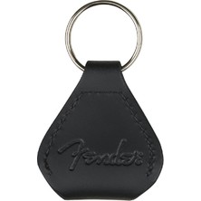 Fender 9106001606 Leather Pick Holder Deri Pena Anahtarlığı (Siyah) | Penalarınızı Her Zaman Yanınızda Taşımanız Için Şık Deri Kılıf