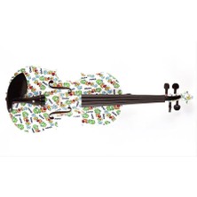 Kinglos Kng KT-1403 Keman (4/4) | Geleneksel El Oyması Tasarım, Parlak Finish Yüzey ve Yüksek Rezonans Kalitesi