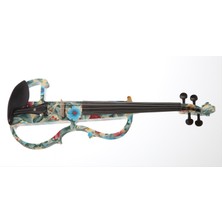 Kinglos Kng DSG-1102 4/4 Elektro Keman Seti (Orta Seviye) | Masif Akçaağaç Gövde, Dahili Kulaklık Çıkışı, Aktif Manyetik Sistem, Yay ve Sert Taşıma Kutusu Dahil