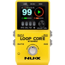 Nux Loopcdst Loop Core Stereo | 99 Hafıza 6 Saat Kayıt Stereo Giriş/çıkış