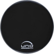 Evans UBD20RB Uno Eq Resonant Kick Ön Derisi 20 Inç (Siyah) | Tek Kat - Deliksiz - Sıcak Baslar