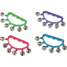 Maxtone T63 El Çanı - Sleigh Bell (Perküsyon) | Ergonomik Tutuş Sapı, Parlak ve Neşeli Çıngırak Sesleri, Ritim Eğitimleri ve Efekt Kullanımı Için Dayanıklı Tasarım