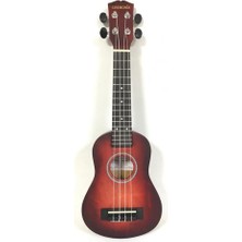 Cremonia AU-HO1A-21RD Soprano Ukulele | 21 Inç Mat Kırmızı