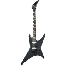 Jackson 2910136568 Js Warrior JS32 Elektro Gitar (Satin Black) | Ekstrem Warrior Kasa Mat Siyah ve Floyd Rose Tremolo