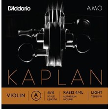 Daddario KA312 Keman Tek Tel | Kaplan Amo (Re-D), 4/4