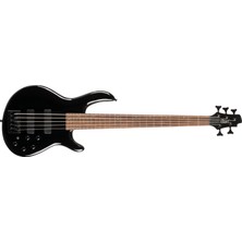 Cort Endonezya Cort C5 Deluxe Bk Bas Gitar | 5 Telli Aktif - Siyah
