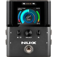 Nux B-8 Profesyonel Kablosuz Sistem | Pedal Formatında Tuner ve Boost Özellikli