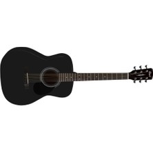 Cort Endonezya Cort AF510-BKS Akustik Gitar | Siyah Satin - Konser Tipi