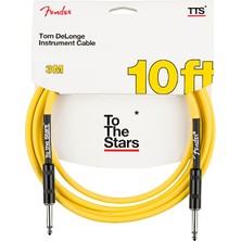 Fender 0990810263 Tom Delonge To The Stars Enstrüman Kablosu (3m - Graffiti Yellow) | Tom Delonge Imzalı Sarı Renk Dayanıklı ve Şık Tasarım