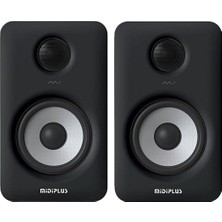 Midiplus 10 0018 Mı5 Iı Yakın Alan Bluetooth Studio Monitörü (Siyah/çift) 2X35W | D Sınıfı Amplifikatör Net ve Güçlü Ses