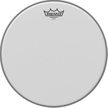 Remo BA-0114-00 Ambassador Coated Davul Derisi (Profesyonel - 14 Inç Trampet Derisi) | Tek Katman (10-Mil), Pürüzlü Beyaz Kaplama, Sıcak ve Açık Tını | Ölçüler: 14 Inç Çap