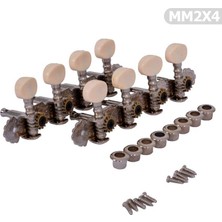 Manuel Raymond MM2X4 Metal Burgu Takımı (2+2) | Bas Gitar Için Standart Set