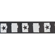 Planet Waves 50C01 Rock Star Yıldız Desenli Gitar Askısı 5 cm (Orta Seviye) | Klasik Rock Temalı Yıldız Baskısı, Yüksek Dayanıklılık ve Tüm Gitar Tipleriyle Uyum