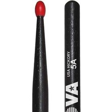 Vic Firth N5ANB Nova 5A Nylon Black Baget | Ekonomik Seri - Siyah - Kırmızı Naylon Uç