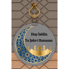 Dormot Modern Kapı Süsü Gri Hoşgeldin Şehri Ramazan Dış Mekan Kapı Süsü