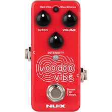 Nux Nch-3 Voodoo Vibe (Profesyonel - Modülasyon Efekti) | Klasik Uni-Vibe Klonu, Chorus ve Vibrato Modları, Hız (Speed) ve Yoğunluk Kontrolü, Psychedelic 60's Tonları | Ölçüler: 122 x 72 x 47 mm