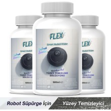 Flex Akıllı Robot Süpürge Yüzey Temizleme Solüsyonu -3 Adet\ Seafresh Parfümlü-