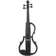 Kinglos Kng SDDS-1801 4/4 Elektro Keman Seti - Siyah (Profesyonel) | Şık Siyah Bitiş, Aktif Manyetik Sistem, Kulaklık ve Amfi Çıkışı, Full Set Içeriği