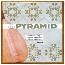 Pyramid 004/PST Saz Teli Seti (0.20) | Yüksek Tansiyon Dayanıklı Çelik Geleneksel Türk Müziği Için Ideal Frekans Aralığı