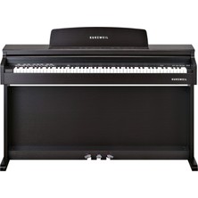 Kurzweil M100SR Dijital Konsol Piyano Seti | Mobilyalı Gül Ağacı Kasa Çift Kulaklık Çıkışı ve Eğitici Ders Fonksiyonları