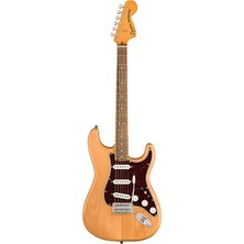Squier 0374020521 Classic Vibe '70S Stratocaster Gitar (Naturel) | Doğal Ahşap Görünüm Laurel Klavye ve Büyük Headstock