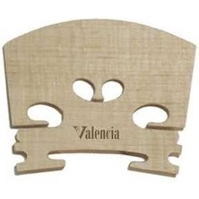 Valencia VABR10044 4/4 Viyola Eşiği - Bridge (Aksesuar/yedek Parça) | Tam Boy Viyolalar Için Seçilmiş Akçaağaç, Ham (Işlenmemiş) Yapı ile Luthier Montajına Uygun Tasarım