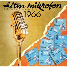 Altın Mikrofon 1966 Pop Müzik Plak Çeşitli Sanatçılar 33' Plak DMC Yayımcı