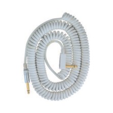 Vox Vcc-90-Wl Vintage Coiled Cable | Beyaz 9 Metre Spiral Gitar Kablosu