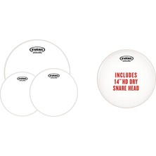 Evans EPP-G2HDD-R G2 Tom ve Hd Dry Trampet Seti (Rock + 14)