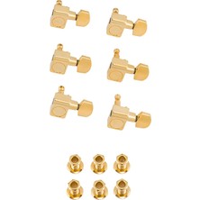 Fender 0990820200 American Standard Altın Akort Burgusu Seti (6'lı) | Lüks Altın Kaplama Hassas Akort Tutuşu ve Modern Mekanizma