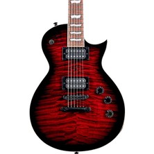 Esp Ltd LEC256QMSTBCSB EC-256QM See Thru Black Cherry Sunburst | Koyu Kiraz Rengi Göz Alıcı Cila