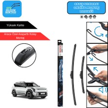 Kia Ev9 Uyumlu 2024-2026 Bosch Aerotwin Araca Özel Ön Silecek Takımı 650-450MM