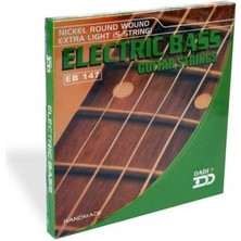 Dadi EB147 5 Telli Bas Gitar Teli | Derin Bas Frekansları Yumuşak Çalım Hissi