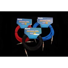 Karin Ko 970 6m-Bl Enstrüman Kablosu (6 Metre Mavi) | Şık Mavi Renk Dolaşmayan Esnek Tasarım Güvenilir Sinyal Iletişimi